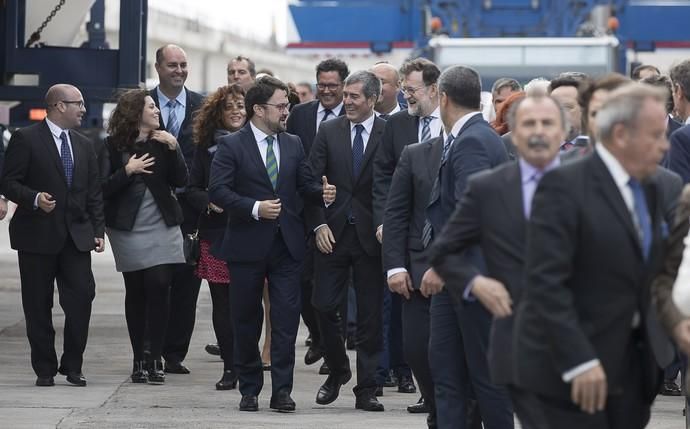 inauguración del puerto de granadilla por el ...