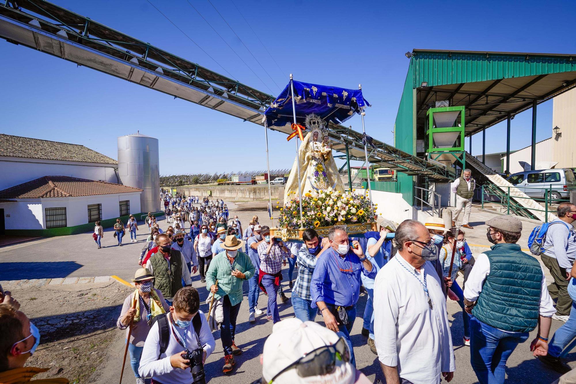 La Virgen de Luna llega a Villanueva de Córdoba