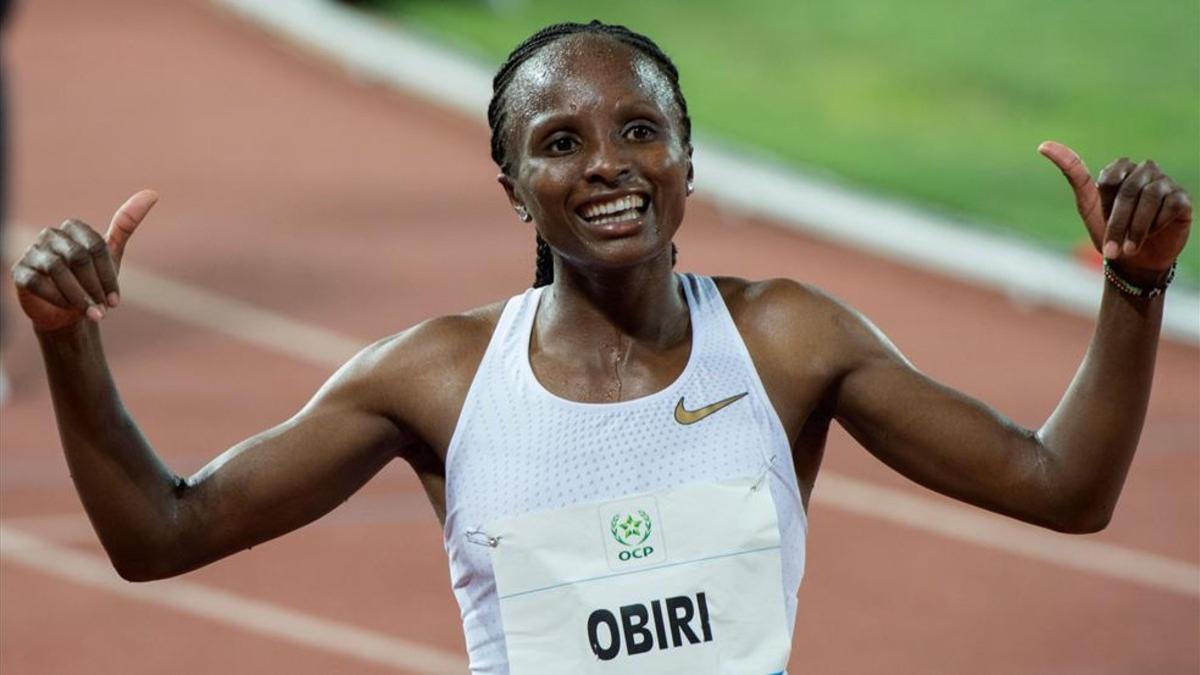 Obiri se impuso en la prueba de 5.000 metros lisos en Rabat
