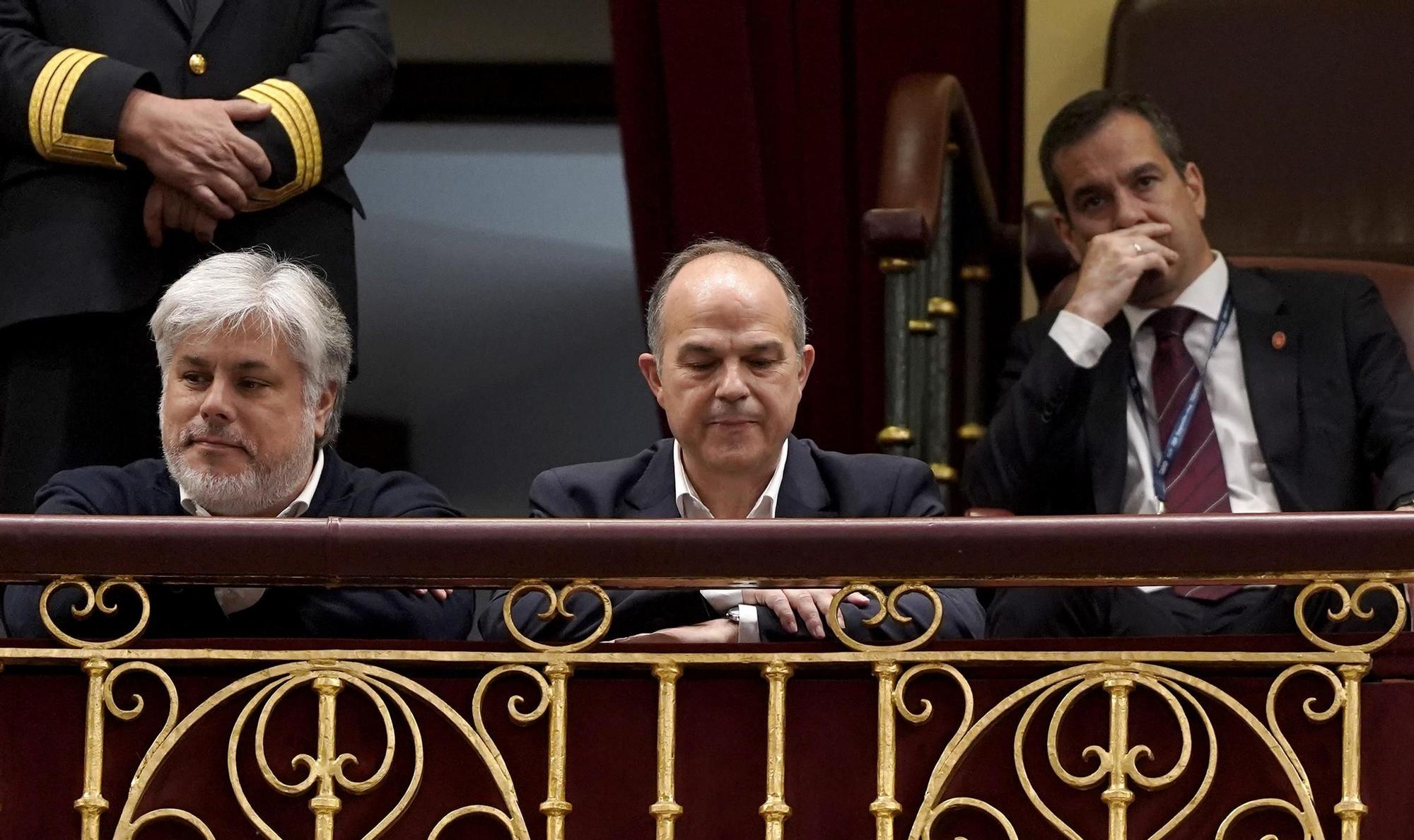 Jordi Turull en el pleno de aprobación definitiva de la ley de amnistía en el Congreso de los Diputados