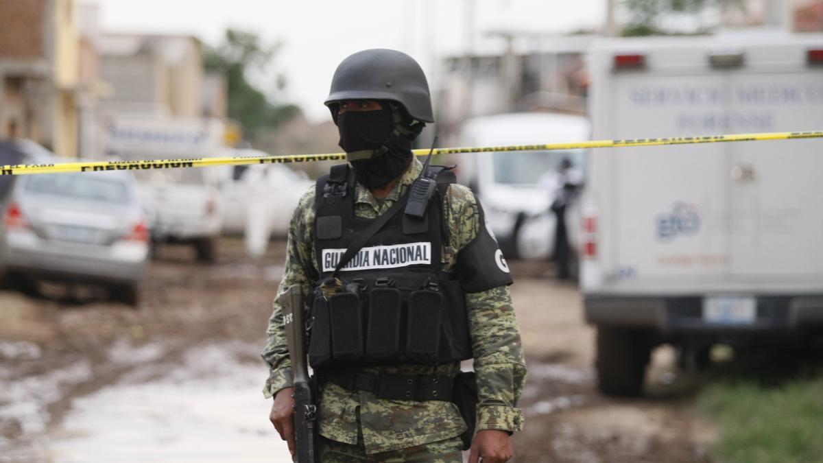 Agente de la guardia Nacional de México.