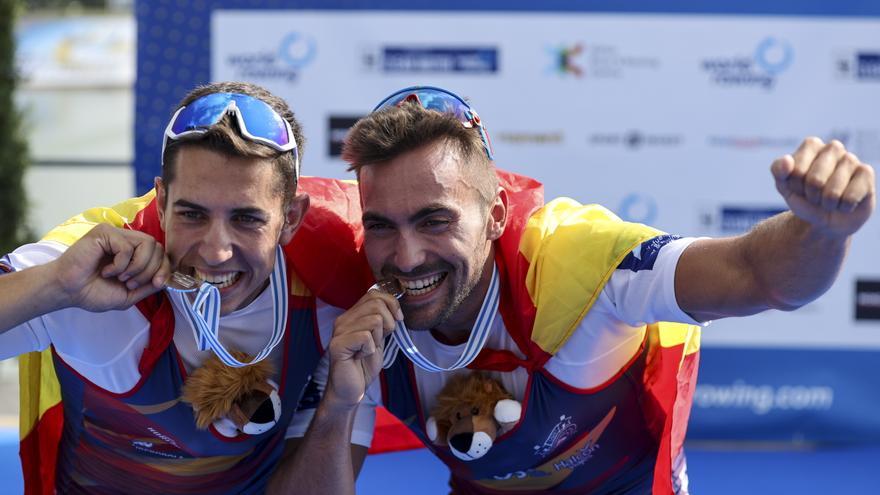 El gironí Aleix Garcia, i Rodrigo Conde, plata al Mundial de rem en doble scull