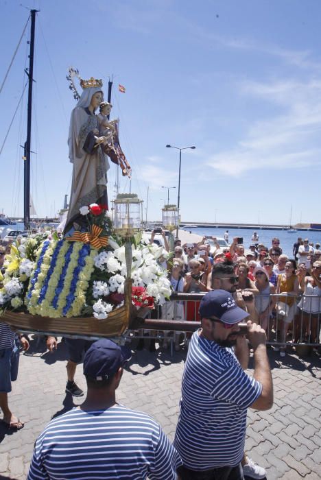 Processó marinera en honor a la Verge del Carme a Palamós