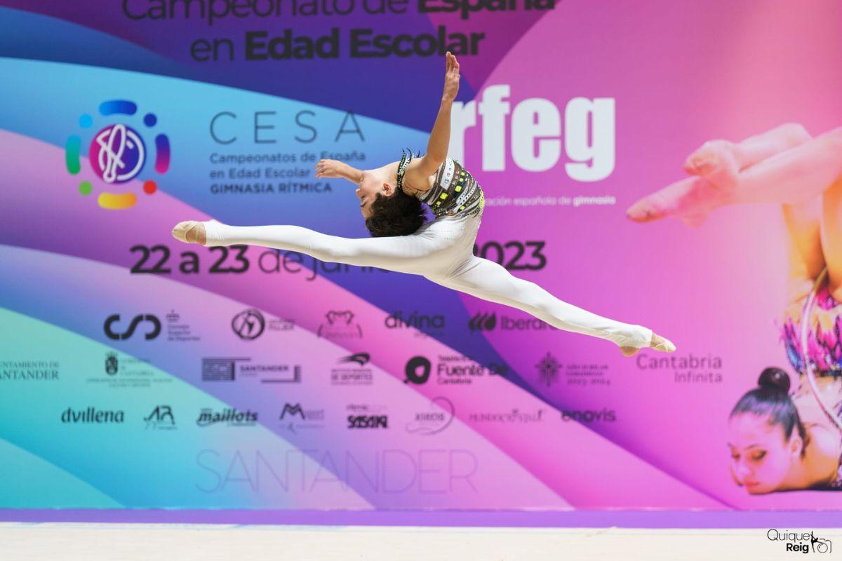 Víctor Laczko, en competición