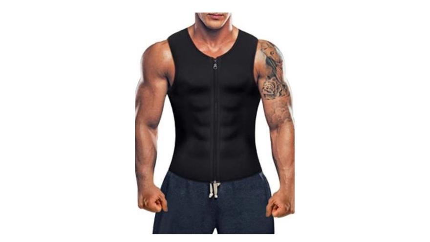 Bingrong Faja Reductora para Hombre Chaleco para Hombre Camiseta