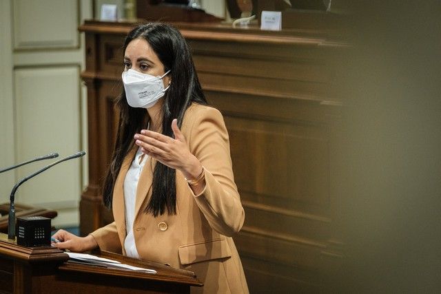 Segunda jornada del pleno en el Parlamento de Canarias