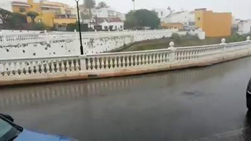 Así llueve en Firgas