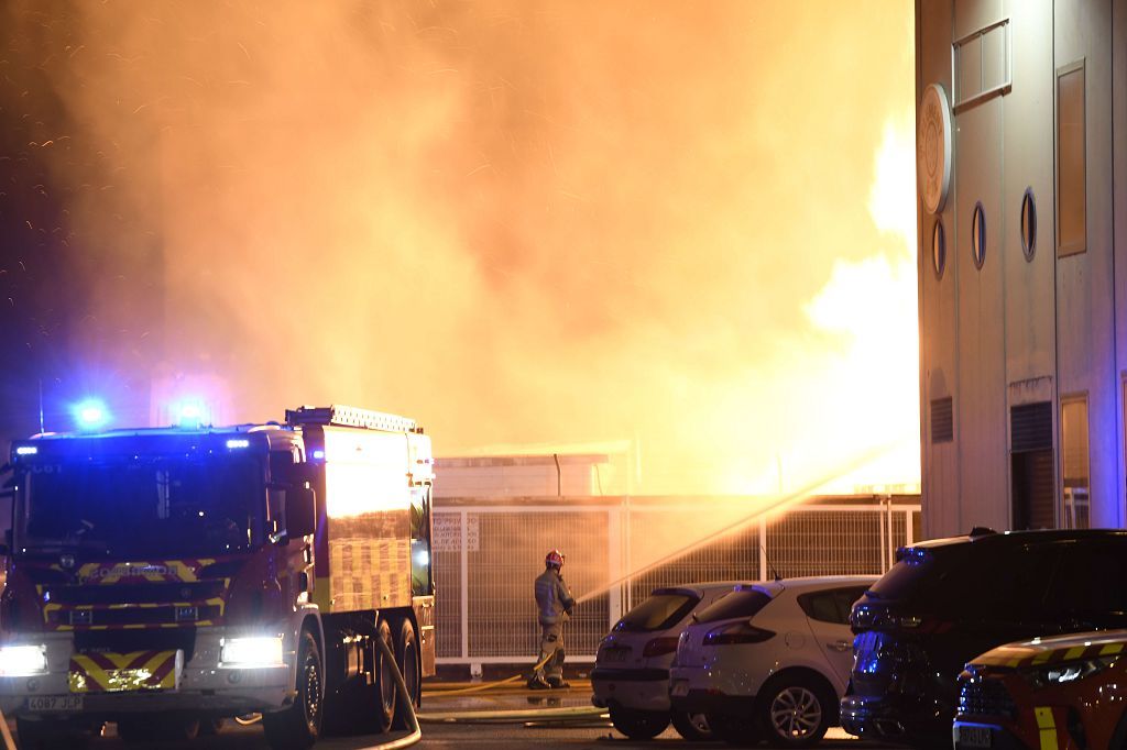 Estas son las imágenes que el aparatoso incendio de Puente Tocinos ha dejado este sábado