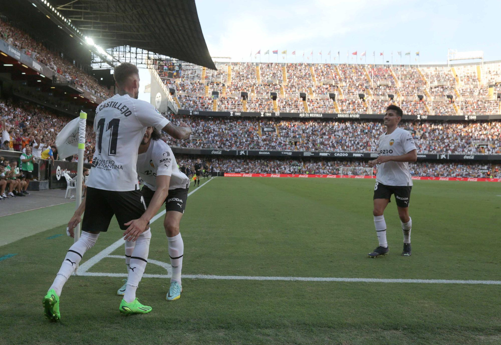 El Valencia - Celta en imágenes