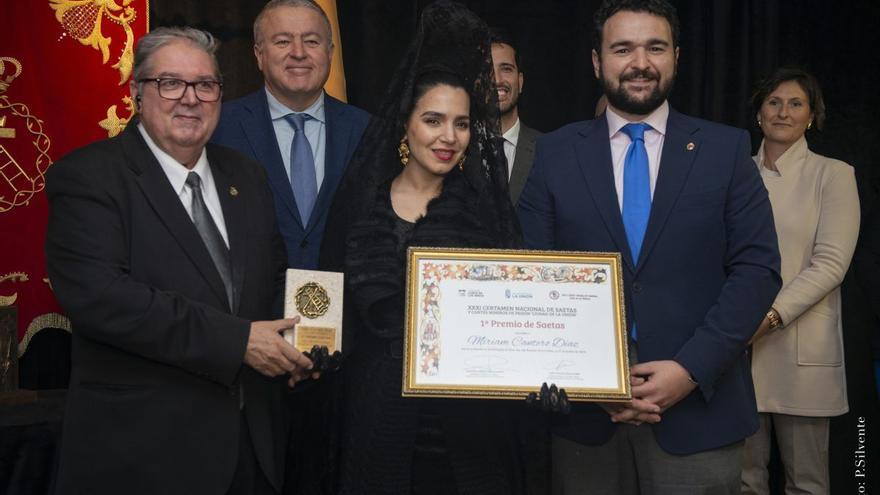 La extremeña Miriam Cantero, ganadora del primer premio de Saetas del XXI Certamen de La Unión