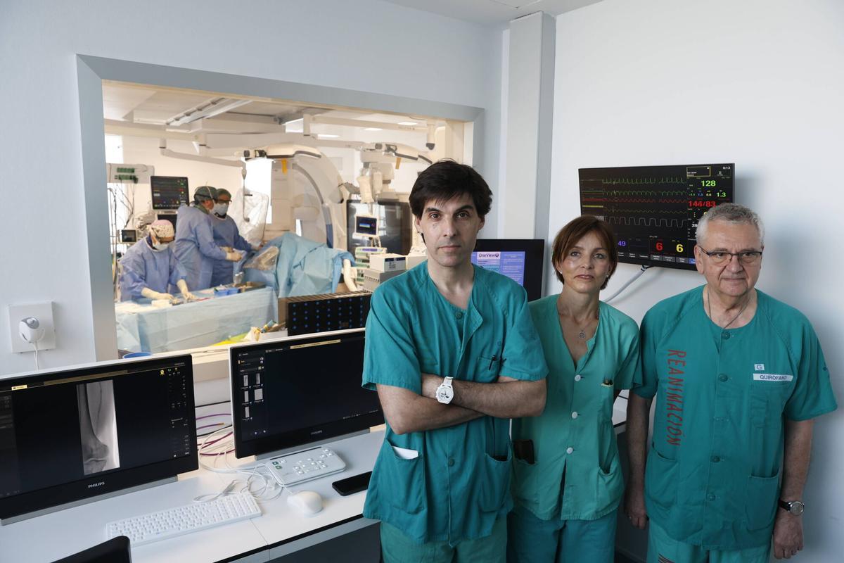 El servicio de Angiología y Cirugía Vascular ya ha realizado dos intervenciones con este procedimiento.