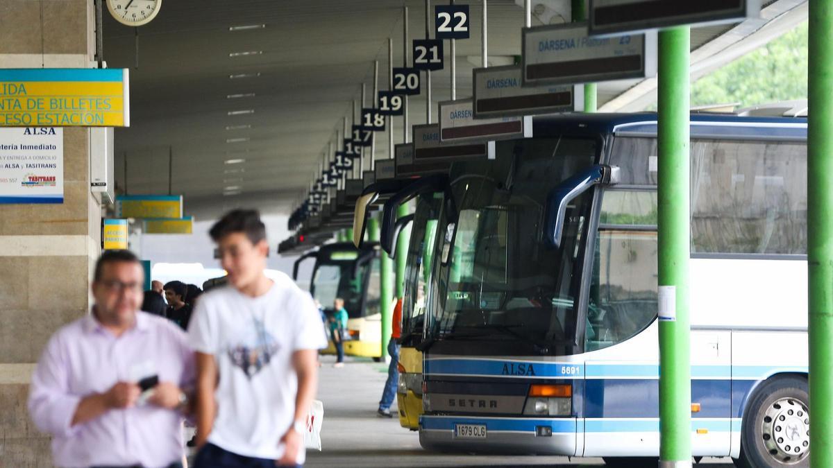 Estación de autobuses de Oviedo.