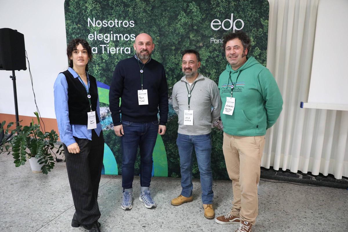 Tania Pereira, José Tuñón, José María Martínez Parrondo y Alejandro Martínez