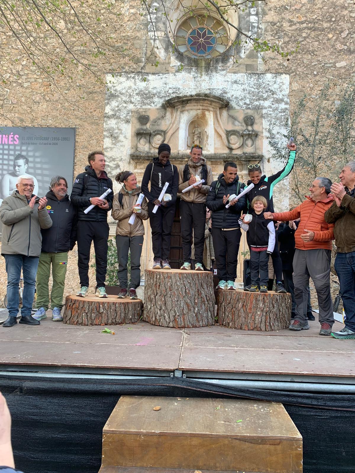 Podio masculino y femenino de la CxM Tomir