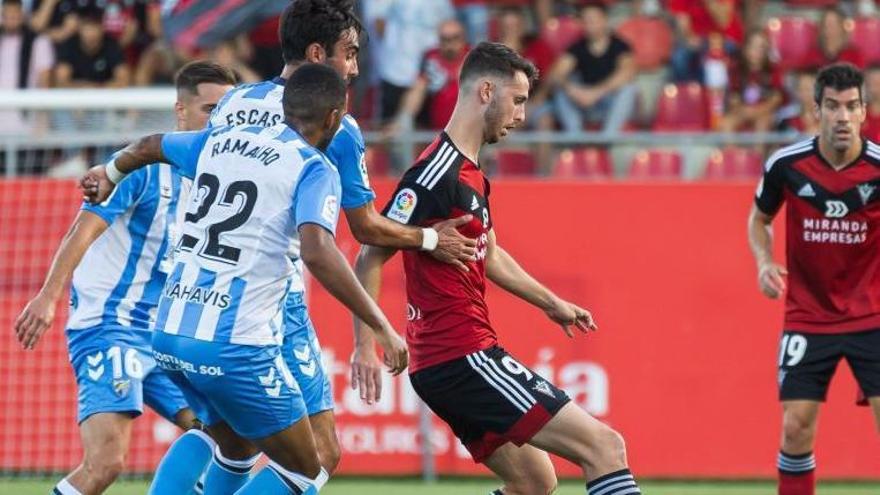 Partidos de málaga cf contra mirandés