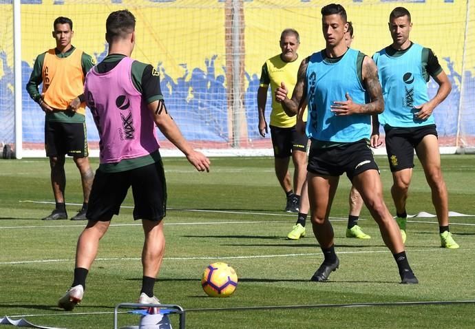 13/02/2019 TELDE. Entrenamiento Ud Las Palmas.  Fotografa: YAIZA SOCORRO.