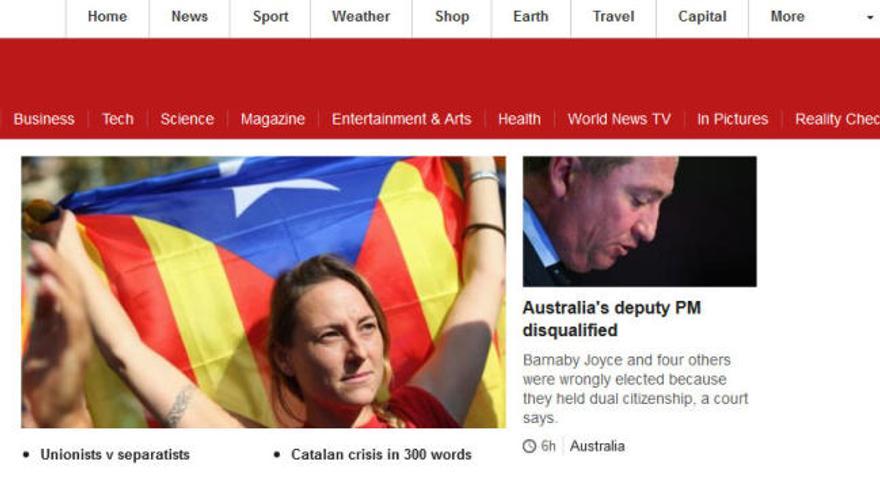 Así ve la prensa internacional la declaración del Parlament catalán