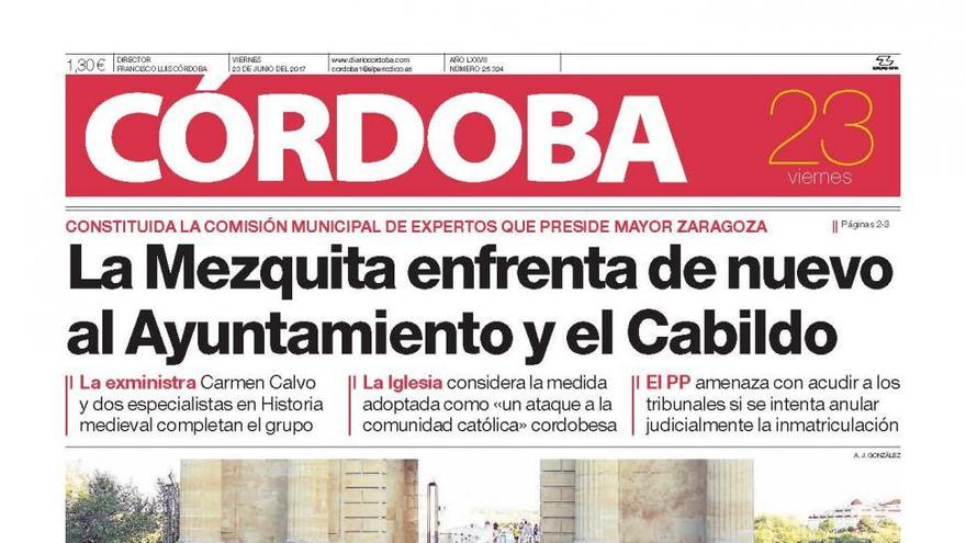 La portada de CÓRDOBA