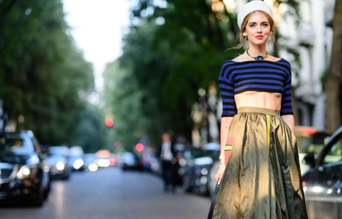 Luciendo 'Underboob': Chiara Ferragni