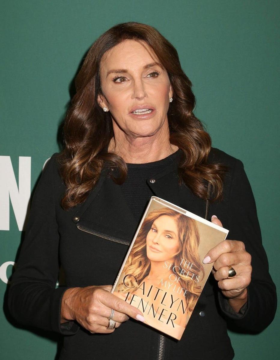 Caitlyn Jenner en la presentación de sus memorias