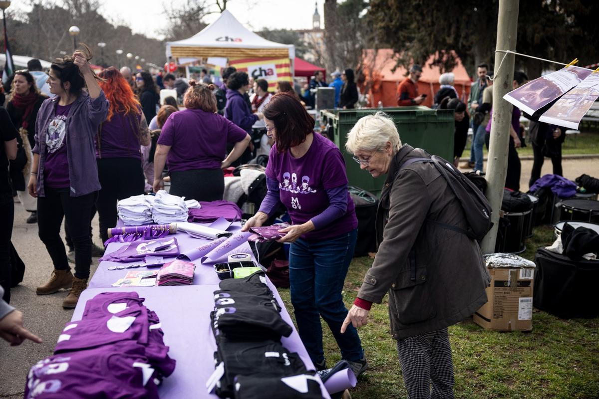 Un momento en la celebración de la Cincomarzada en Zaragoza el pasado año.