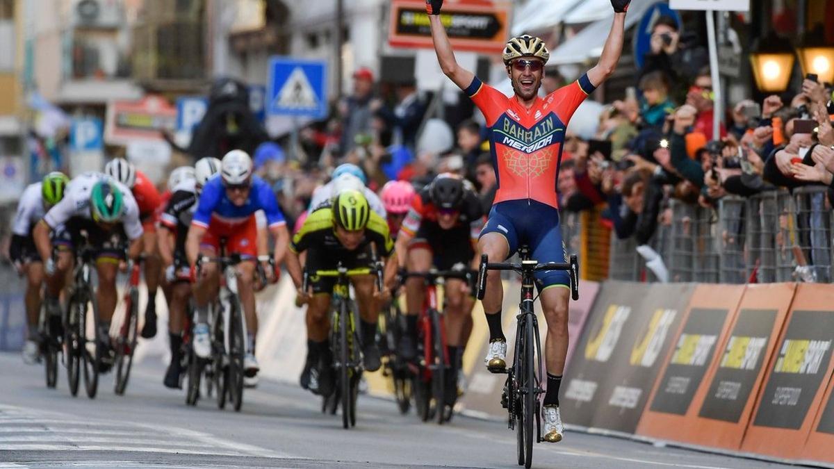 Nibali se impone en la Milán-San Remo.