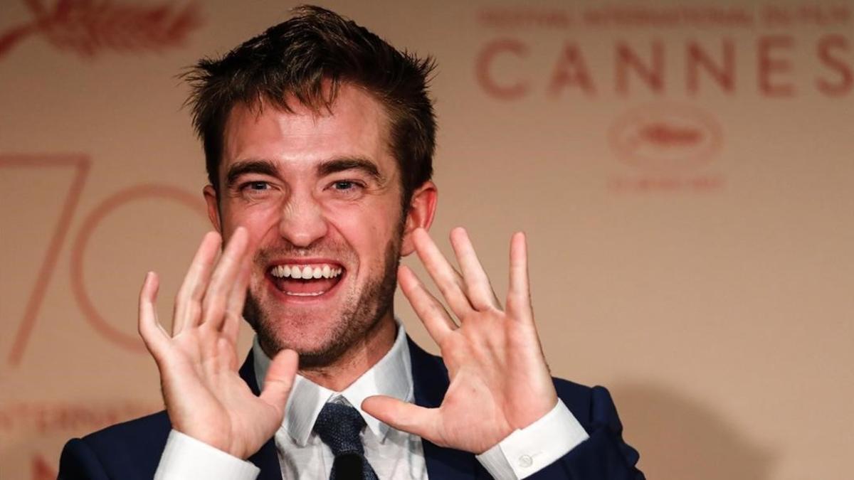 Robert Pattinson, en la presentación de 'Good time' en Cannes.