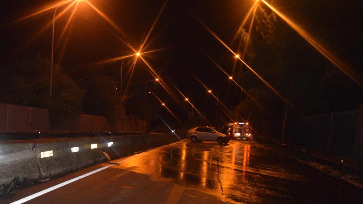 El accidente ocurrió de madrugada en Arquitecto Palacios.