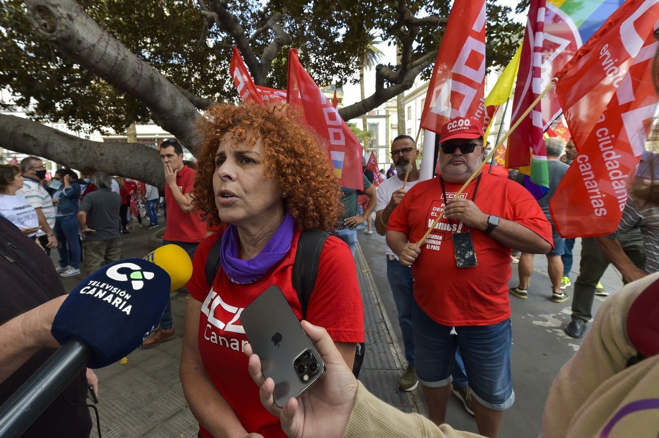 Manifestación del 1 de Mayo en Las Palmas de Gran Canaria (01/05/22)