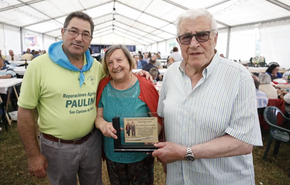 Lanzamiento de fesoria en San Cipriano de Pando