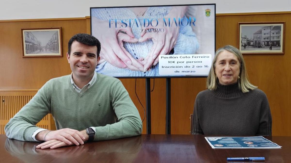 Louzao y Goldar presentaron el cartel de la Festa do Maior.