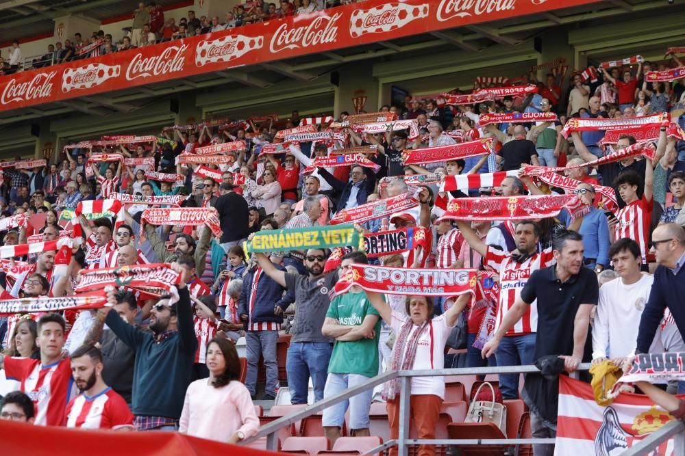 El Sporting 1 Alcorcón 3 en imágenes