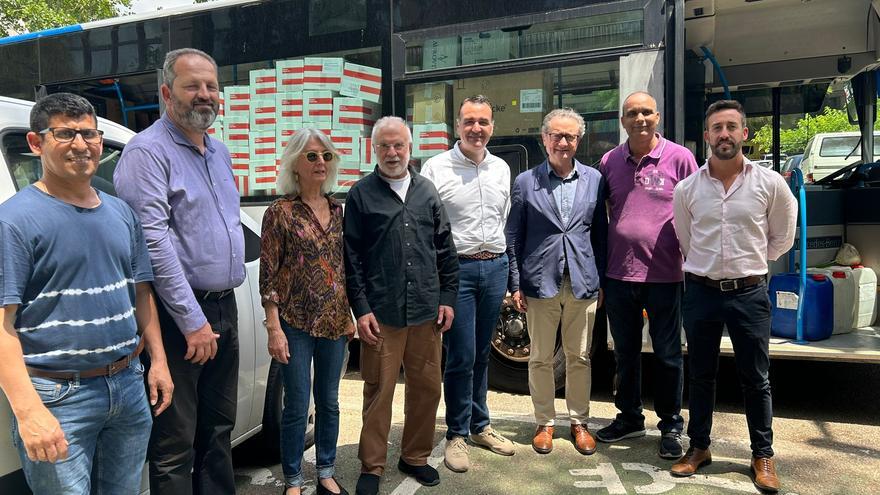 Autobuses de Palma se envían al pueblo saharaui