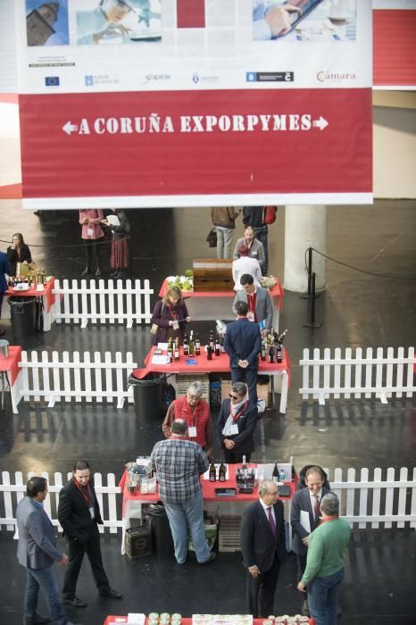 Feria Exporpymes en A Coruña.