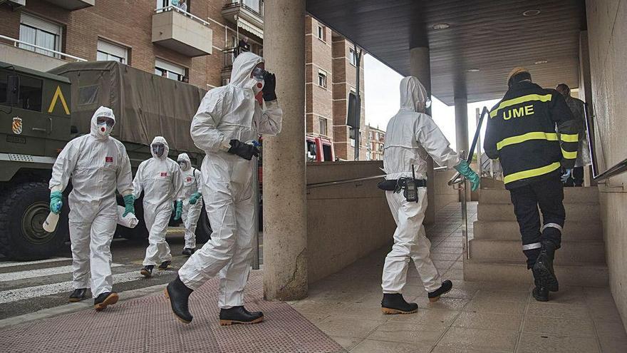 L&#039;exèrcit es va desplegar al Bages per desinfectar residències, com l&#039;Atzavara de Sant Joan