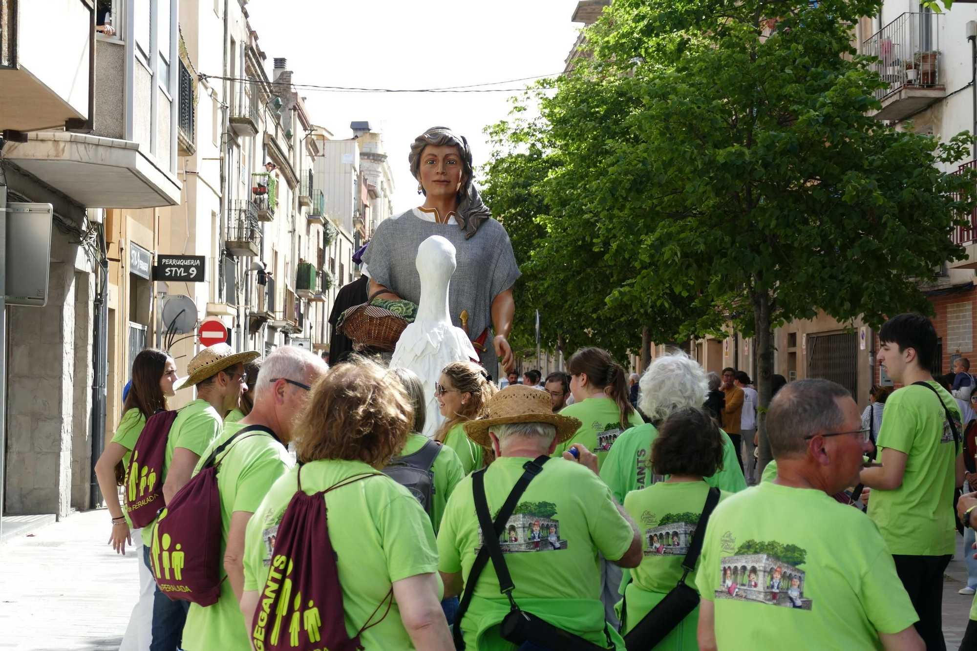 La trobada gegantera de la Diada de Santa Creu celebra els 30 anys dels Amics dels Gegants de Figueres