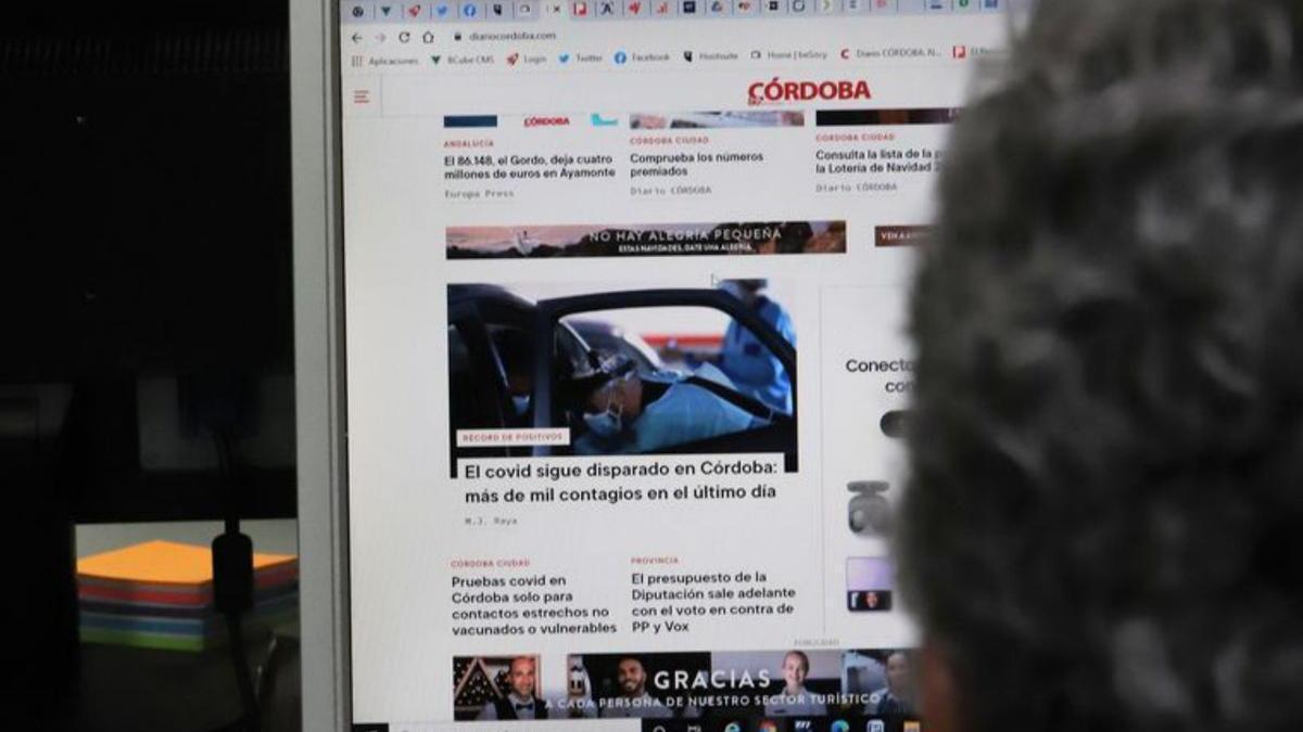 Consulta de la página web de Diario CÓRDOBA.