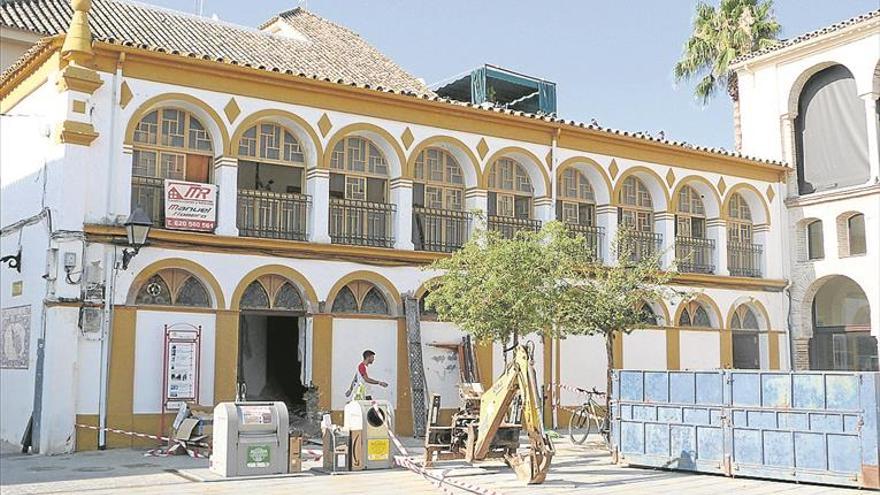 En marcha la rehabilitación del antiguo juzgado en la plaza Mayor de Andalucía