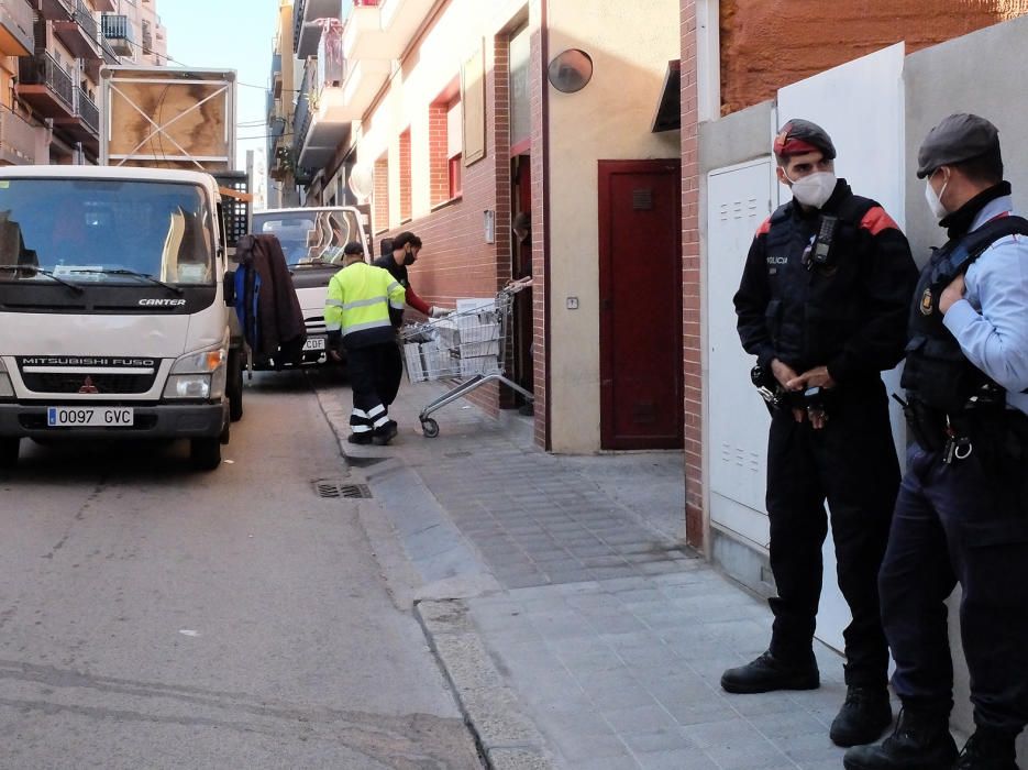 Operació policial antidroga en uns pisos de Figueres