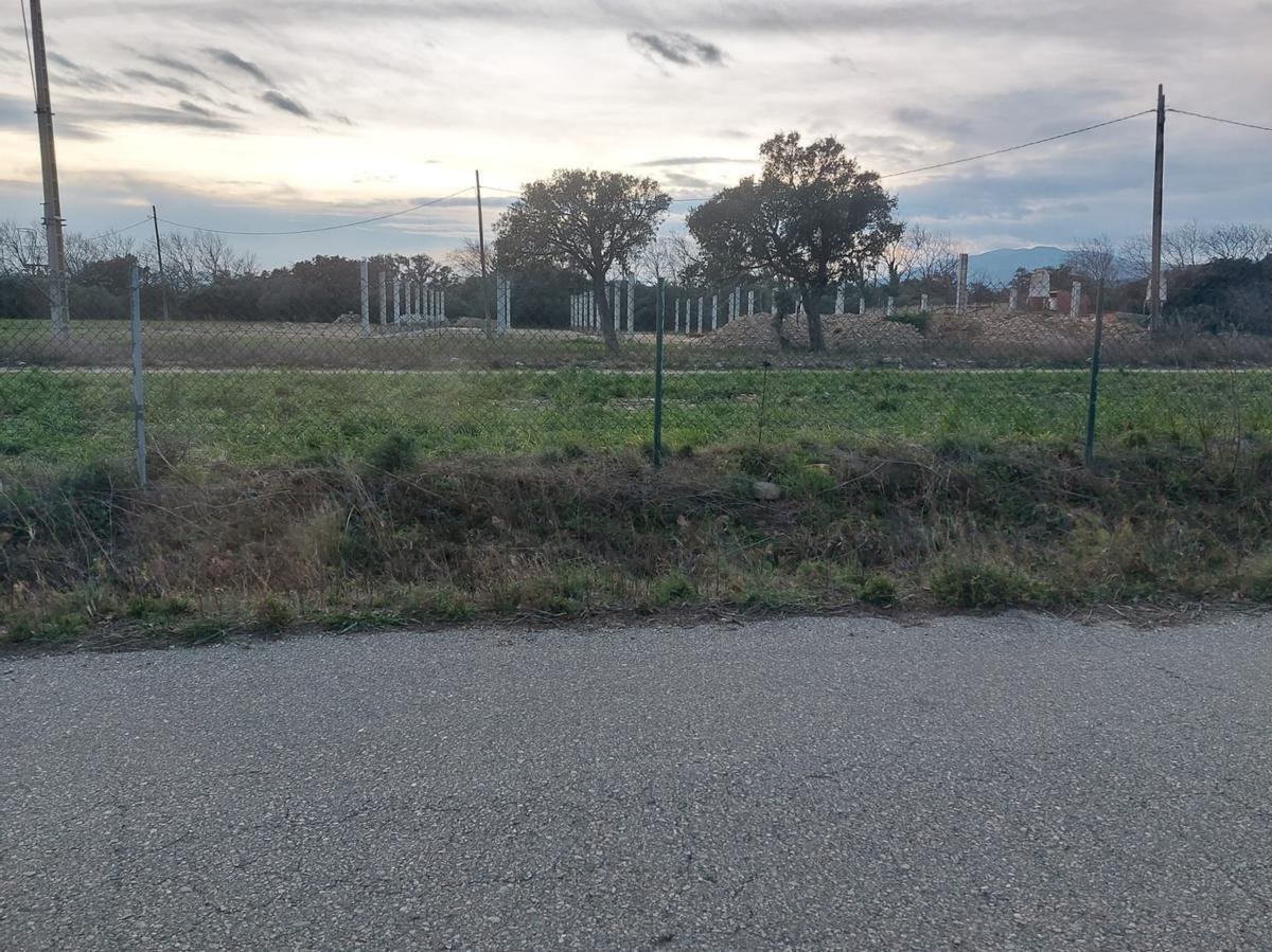 Part de les obres d'ampliació que es denuncïen.