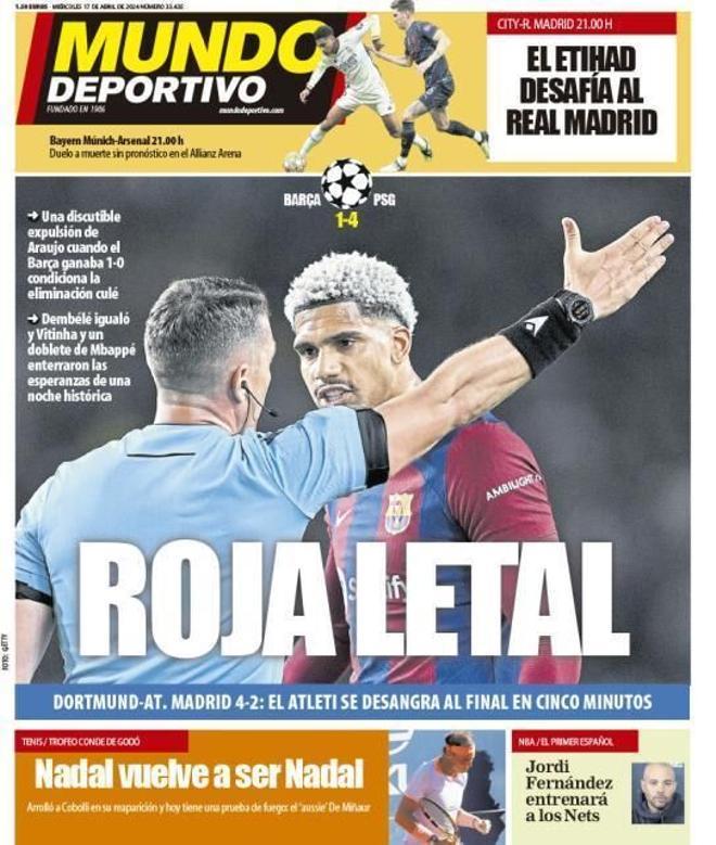 Las portadas de la prensa deportiva hoy, 17 de abril de 2024