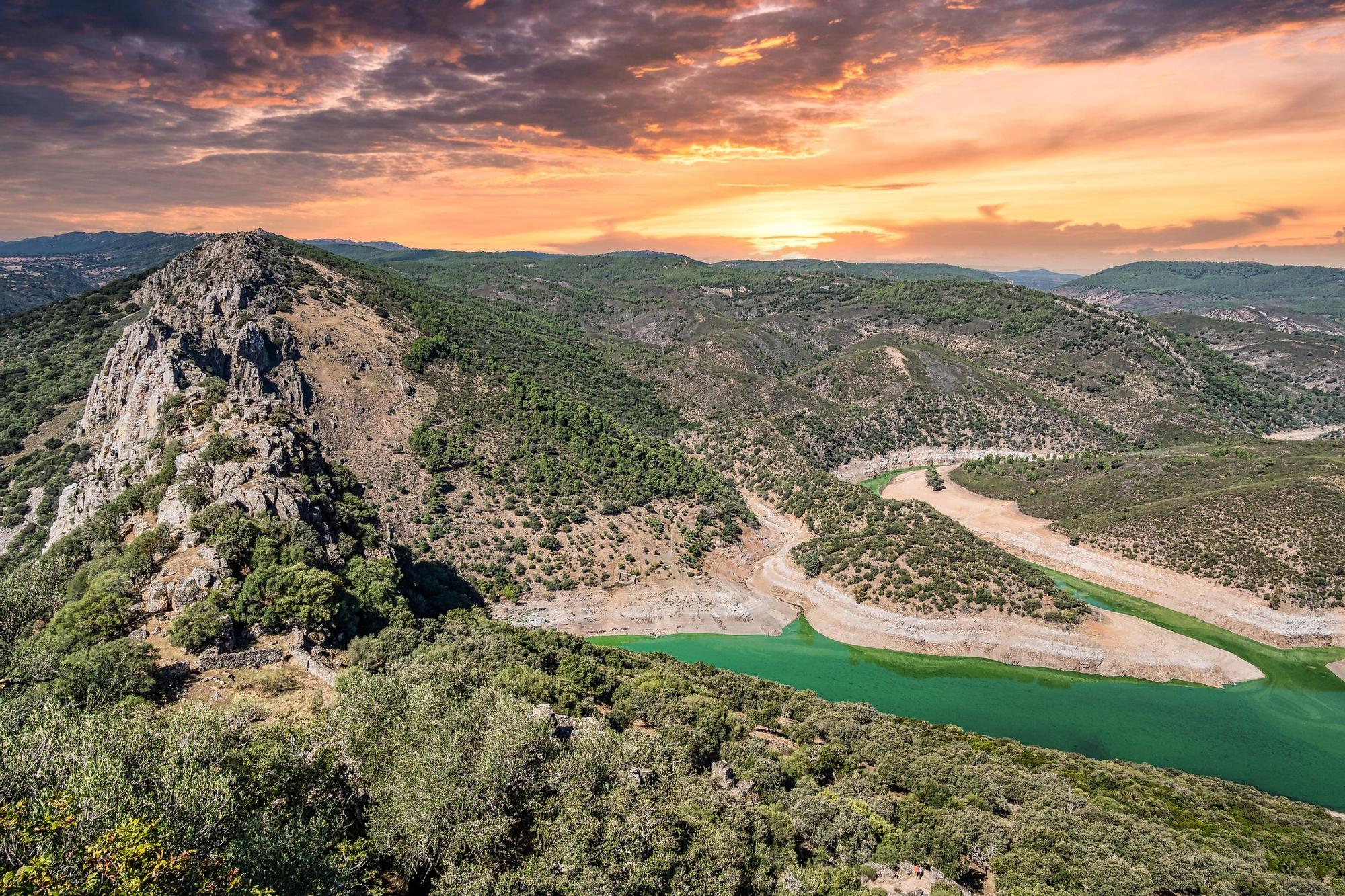 Amanecer en el Parque Nacional de Monfragüe