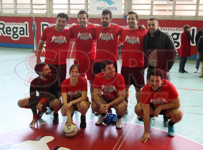 Jordi Alba y Juan Carlos Navarro, entrenadores por un día