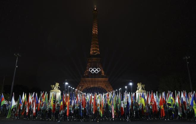 Las mejores imágenes de la ceremonia de inauguración de los Juegos olímpicos de París 2024