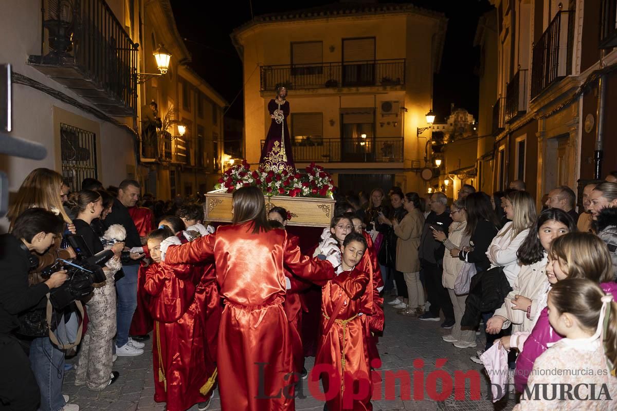 Los niños toman las calles de Caravaca en la procesión de Lunes Santo