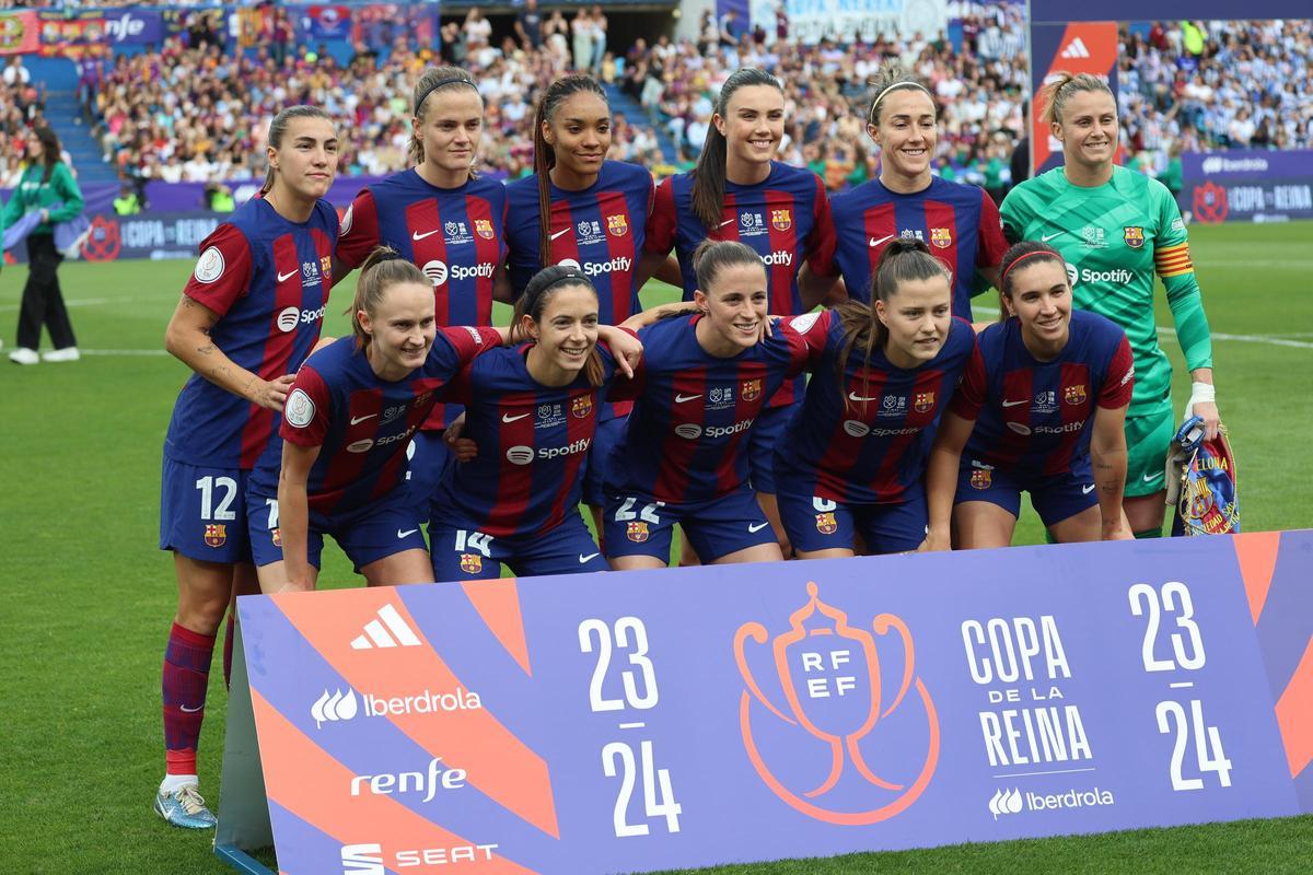 El FC Barcelona, campeón de la Copa de la Reina