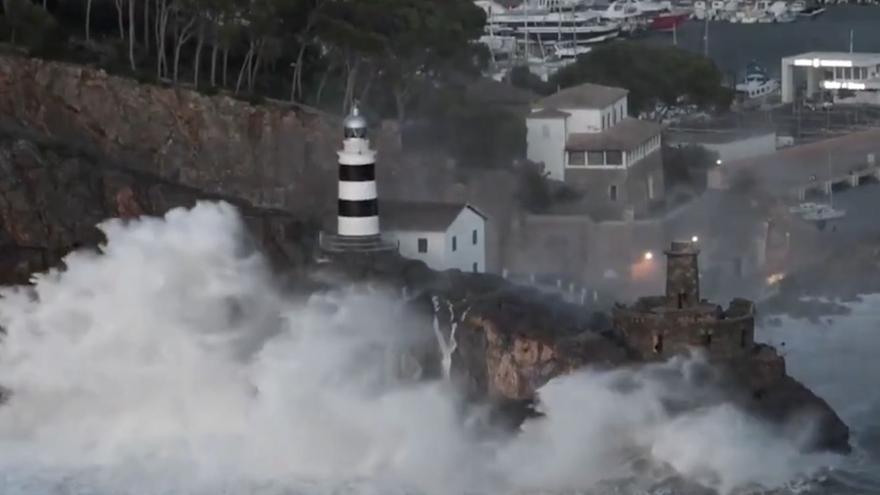 El tiempo en Mallorca: El vídeo con las mejores imágenes del temporal
