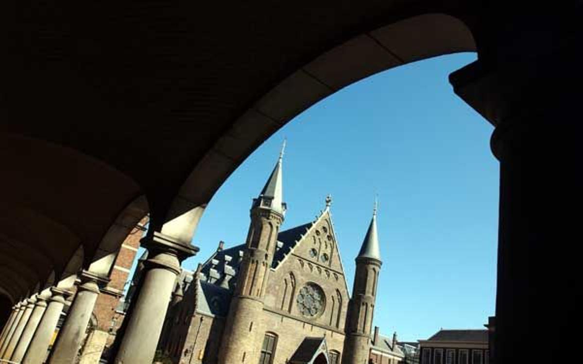 El Ridderzaal es el edificio principal del Binnenhof