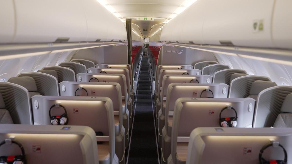 Zona de clase business del nuevo A321XLR
