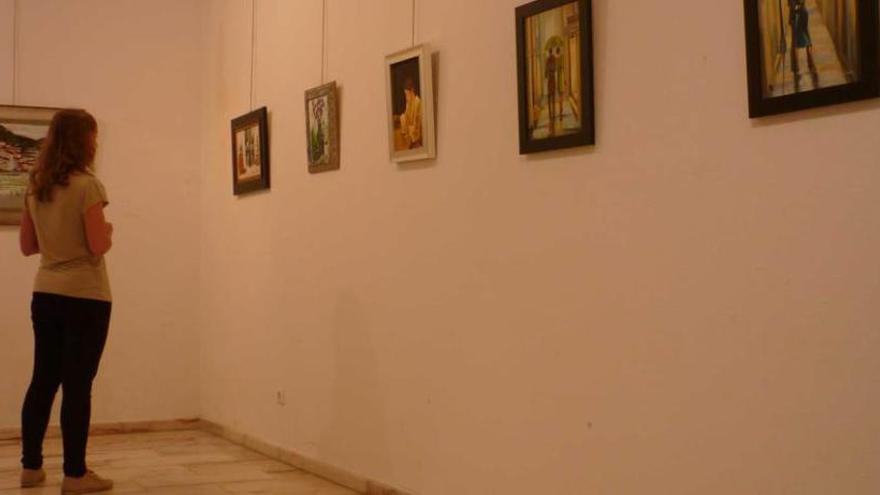 La exposición de pintura de la Casa de Cultura de Tineo. d. álvarez